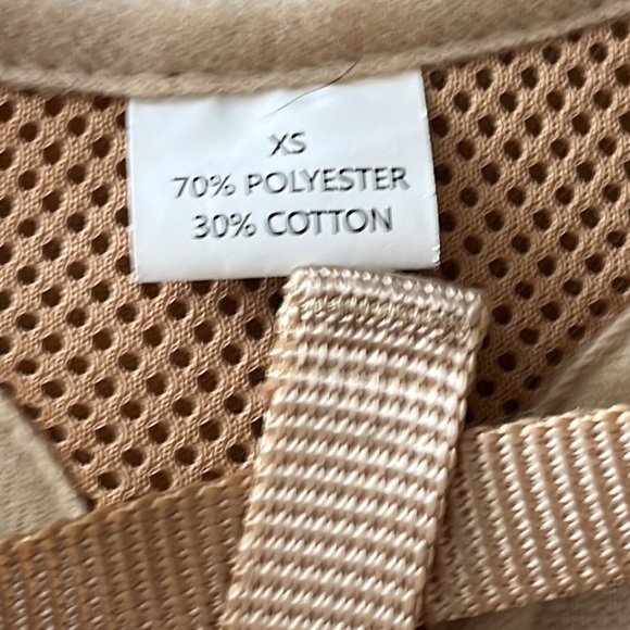 Scenereal Beige Plaid XS Dog Harness - Picture 6 of 7